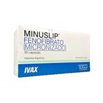 Teva Minuslip 200 Mg Fenofibrato Micronizado x 30 Cáps #1