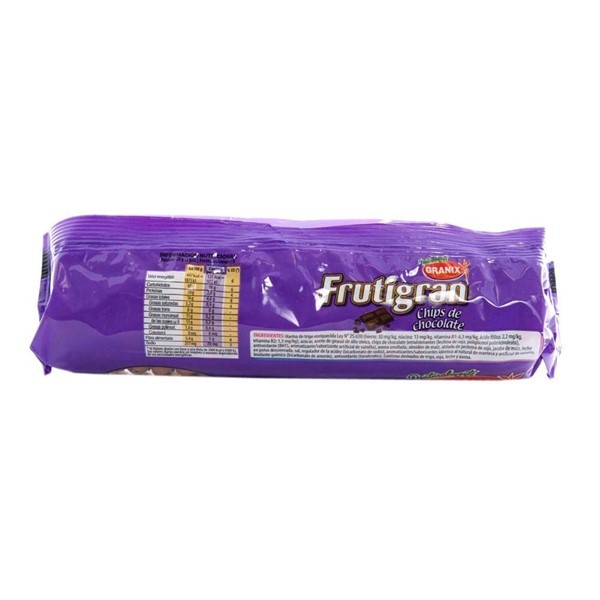 Galletitas Frutigran Con Chips De Chocolate 255 Gr alt