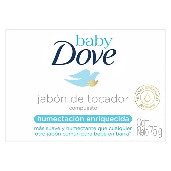Dove Baby Jabón En Barra Baby Dove Humectación Enriquecida 75 G #1