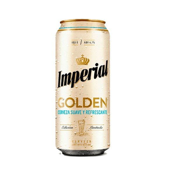 Cerveza Rubia Imperial Golden Ligera en Lara 473 cc. #1
