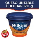 Queso Untable Milkaut Cheddar Pote 190 Gr #1