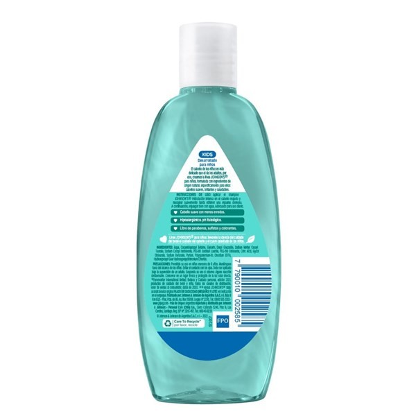 Shampoo Johnson's Baby Hidratación Intensa x 200 ml alt
