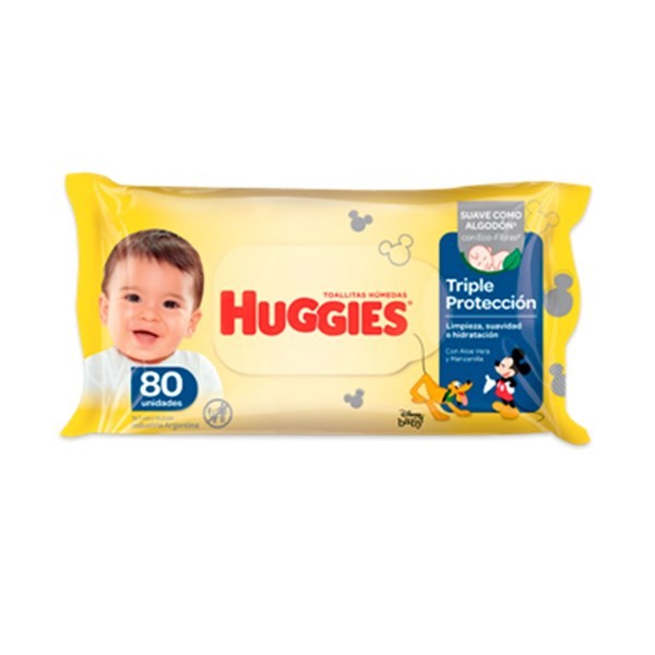 Toallitas Húmedas Triple Protección Huggies X 80 Uni #1