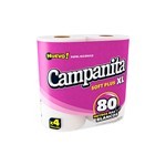 Papel Higienico Campanita Hoja Simple Soft Pack 4 U #1