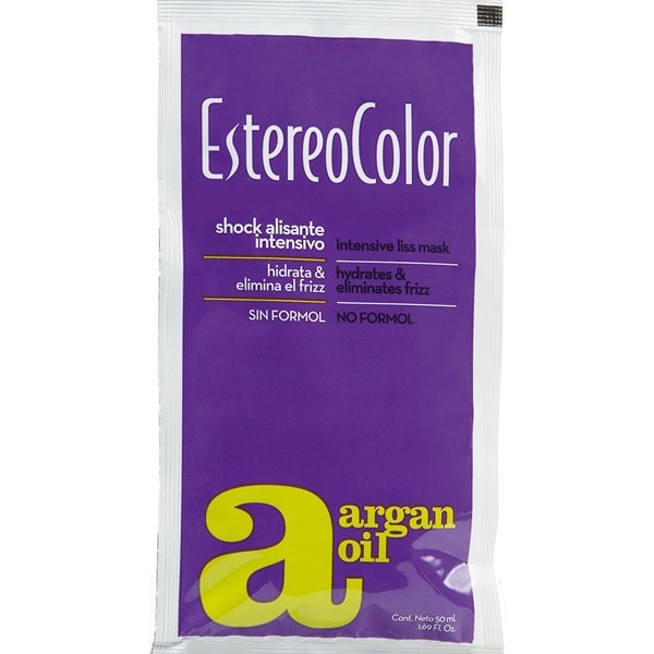 Estereo Color Tratamiento Shock Alisante Intensivo Con Argan x 50 gr. #1