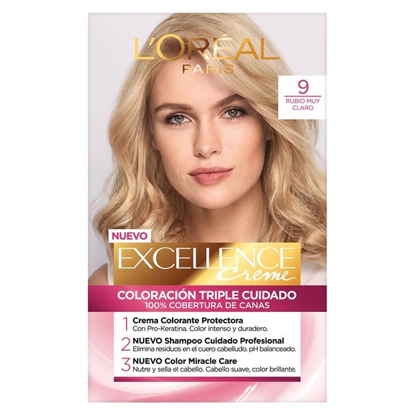 Excellence Kit Coloracion 9 Rubio Muy Claro #1