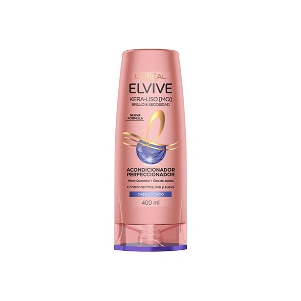 Acondicionador Elvive Kera Liso Brillo Sedosidad 400 Ml #1