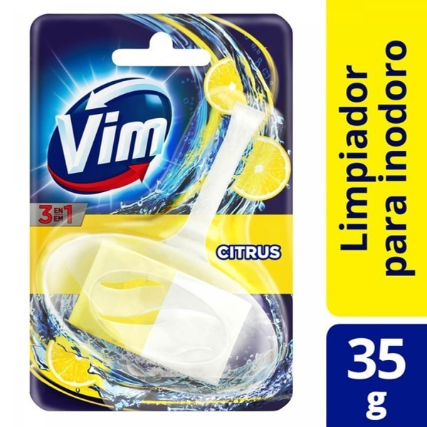 Vim Limpiador Inodoro Canasta 3En1 Citrus 35 gr #1