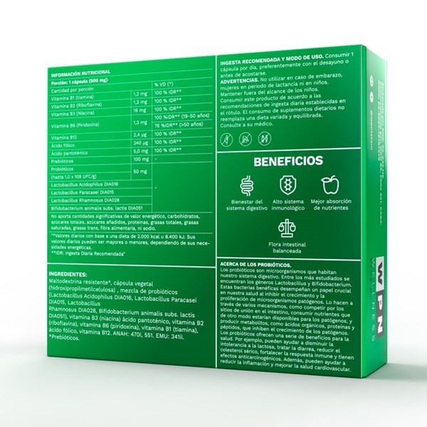 Suplemento Wpn Probiolife Balance X 30 alt