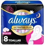 Toallas Femeninas Always Suaves Nocturnas x 8 un #1