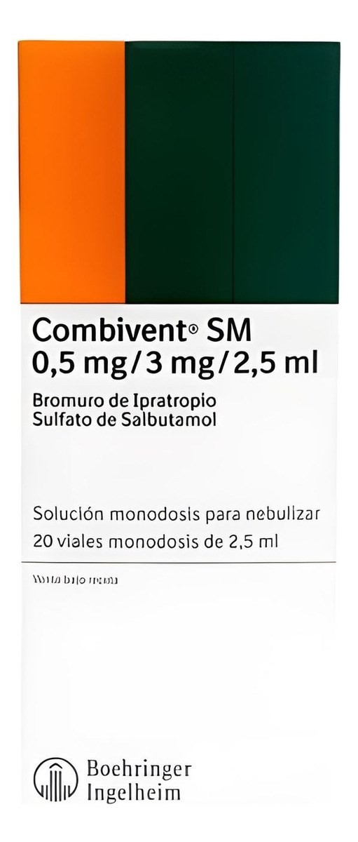 Boehringer Ingelheim Combivent Sm x 20 viales | Solución Para Nebulizar #1