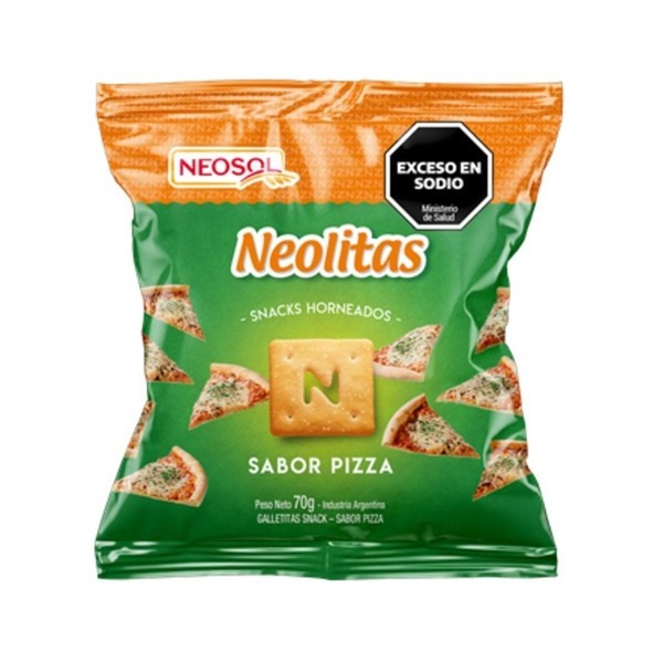 Neosol Snack Horneado Sabor Pizza Neolitas 70 gr #1