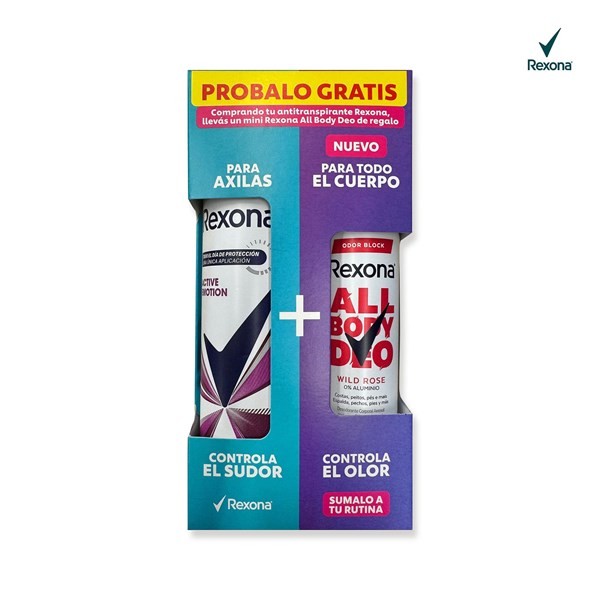 Antitranspirante Femenino Rexona 150 Grs + Mini Abd Rexona 55 ml #1