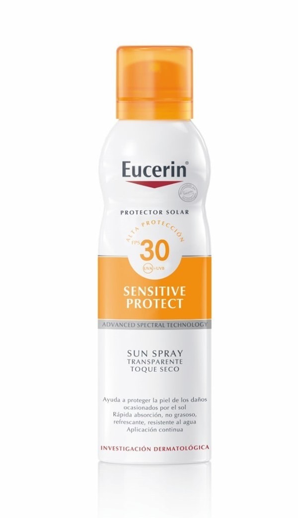 Protector Solar Eucerin Sun Spray Toque Seco FPS30 x 200 ml #1