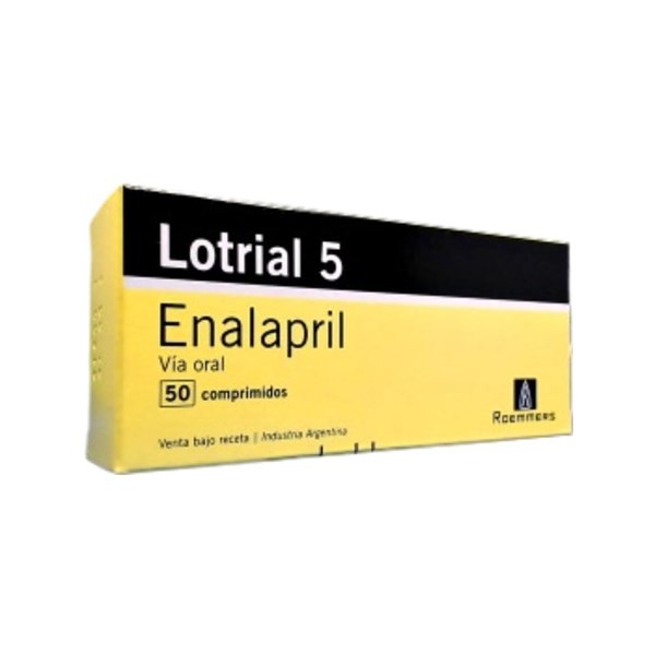 Roemmers Lotrial Enalapril 5 Mg x 50 Comp #1