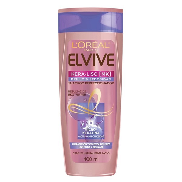 Elvive Shampoo Kera-Liso Brillo 400 ml #1