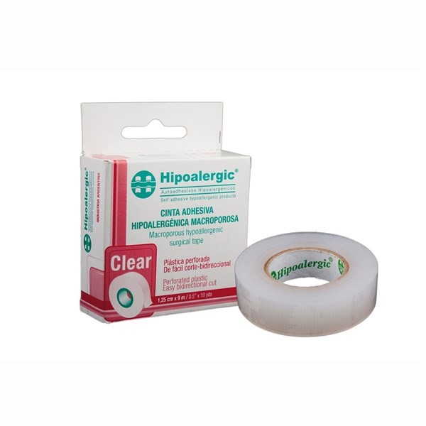Cinta Adhesiva Transparente Hipoalergic Clear 1,25 cm x 9 m (caja x 1 rollo)  alt