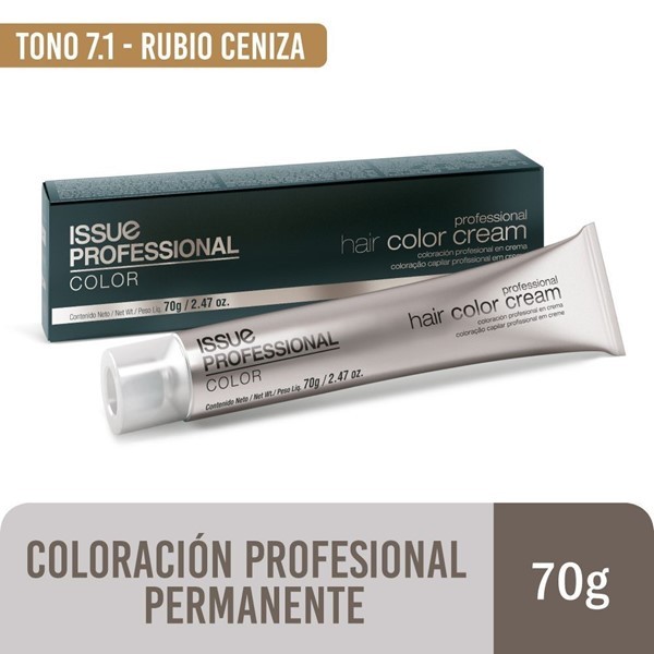 Issue Tintura Profesional Pomo Color N°7.1 Rubio Ceniza