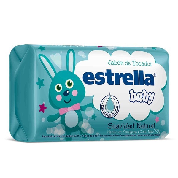 Estrella Jabon Baby Suave Natural 75 gr alt