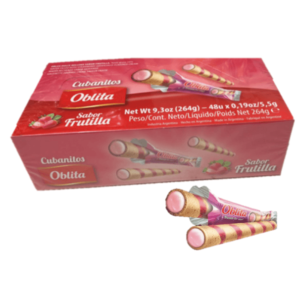Cubanito Oblita Frutilla 6 g. x 48 uni #1