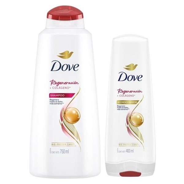 Shampoo Dove Regeneración Extrema 750 Ml + Acondicionador Regeneración Extrema 400 Ml

 #1