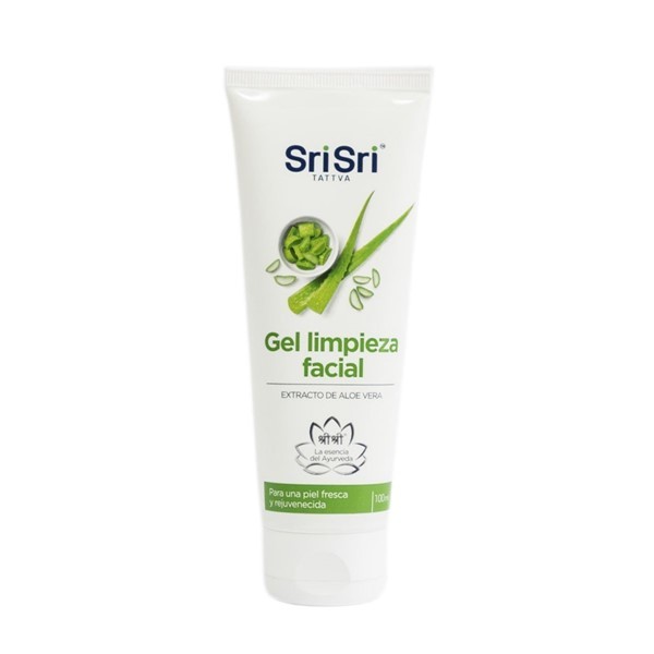 Sri Sri Gel Limpieza Facial Con Aloe Vera 100 ml