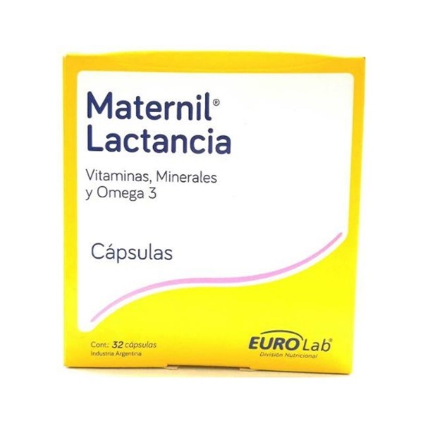 Maternil Suplemento Dietario Lactancia 32 cápsulas alt