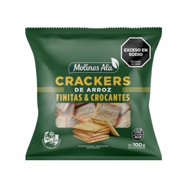 Galletas Crackers de Arroz Molinos Ala 100 gr #1