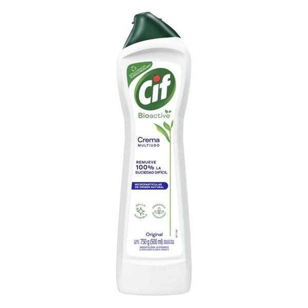 Limpiador Crema Cif Bio Active Original Multiuso x 500 ml #1