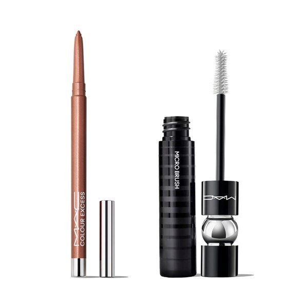 Mac Colour Excess Gel Pencil Eyeliner Presentación Maquillaje 2 U #1