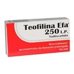 Efa Teofilina 250 mg l P 30 comprimidos #1