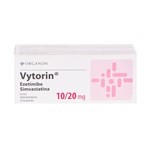 Organon Arg Vytorin Ezetimibe + Simvastatin 10 / 20 Mg x 30 Comp #1