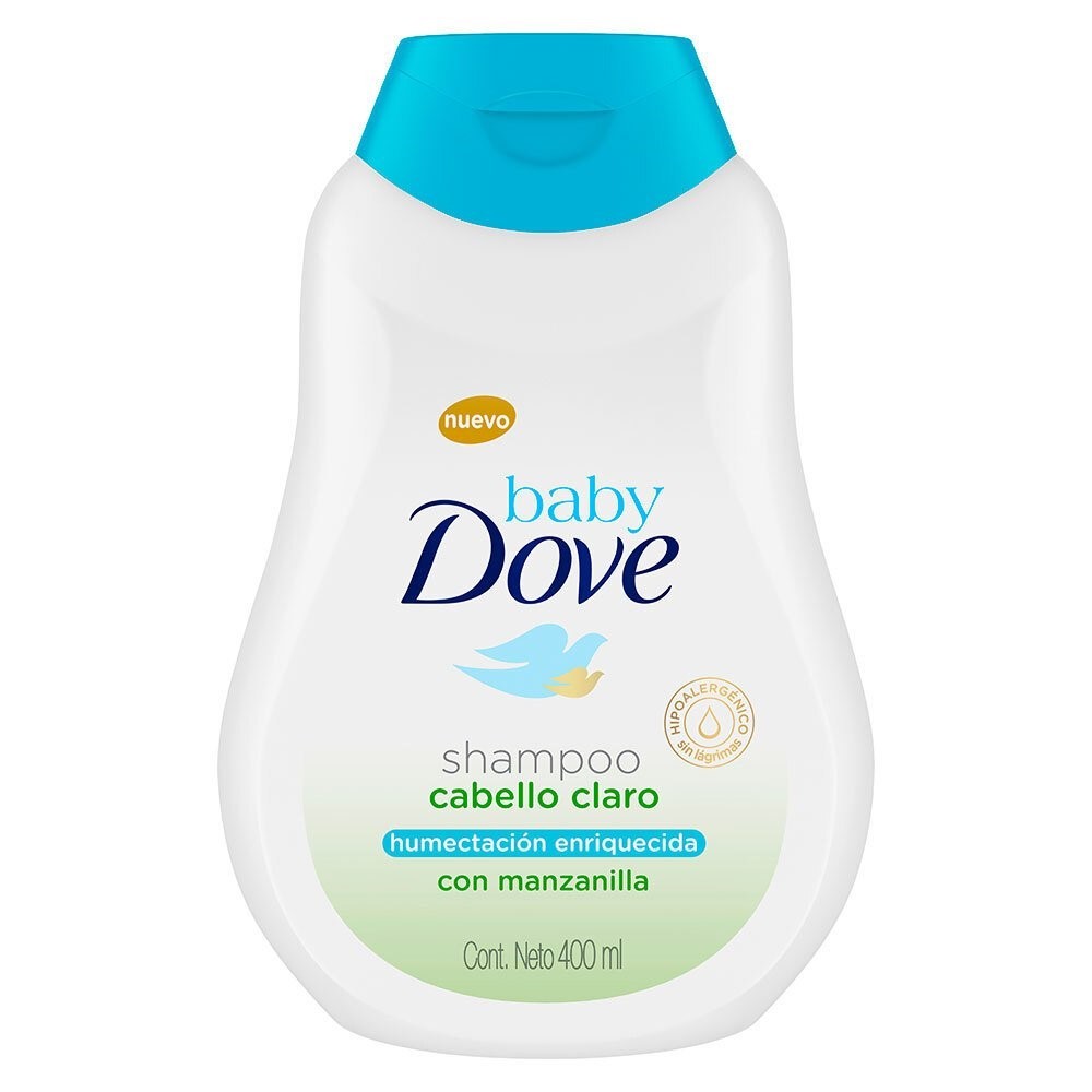 Dove Baby Shampoo Cabello Claro 400 ml, Dove Baño del Bebé Farmacias