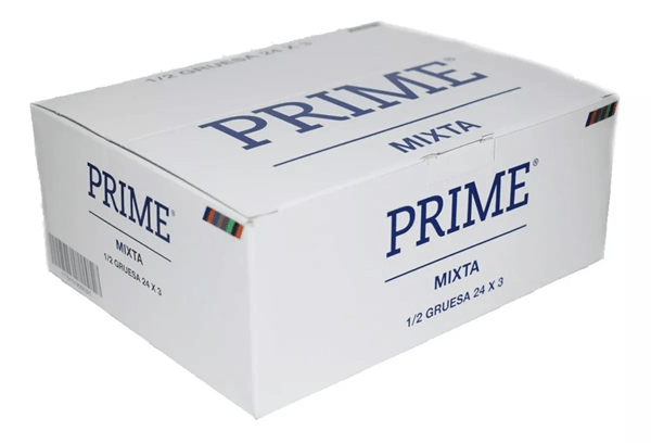 Prime Preservativos Surtidos Mixta 24 Cajitas x 3 (72 U) Variedad
