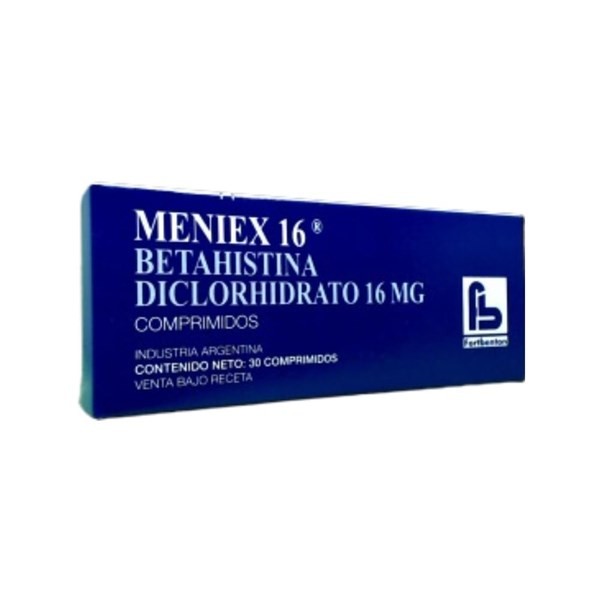 Fortbenton Meniex Betahistina 16 Mg x 30 Comp #1