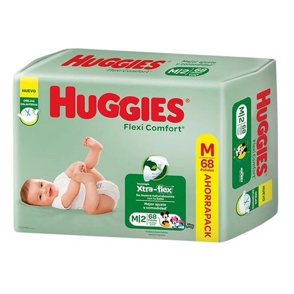 Huggies Flexi Comfort MED X 68 Pañales alt