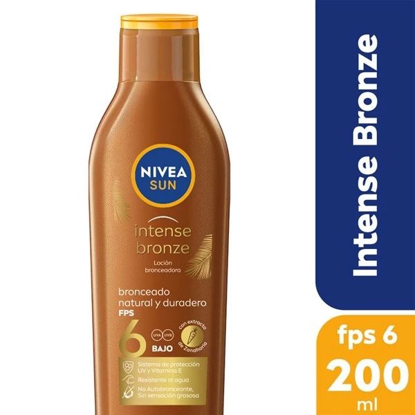Nivea Sun Protector Solar Y Bronceador Loción Fps 6 200 ml
