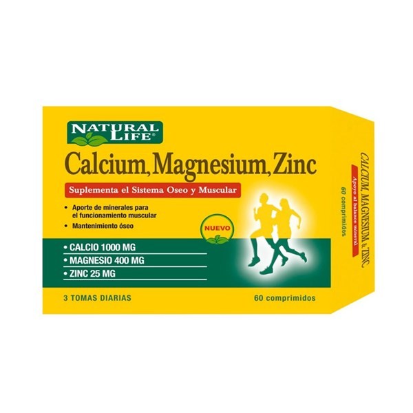 Natural Life Calcium Magnes Zinc (60 Comprimidos) #1