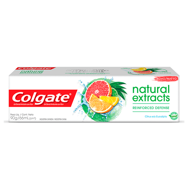Colgate Crema dental natural extracts reinforced defense 90 gr
