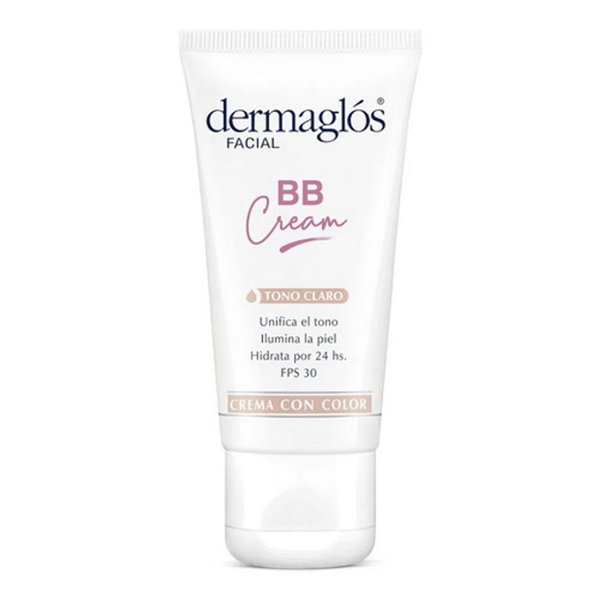 Crema con color BB Cream Dermaglós Tono Claro FPS30 50g