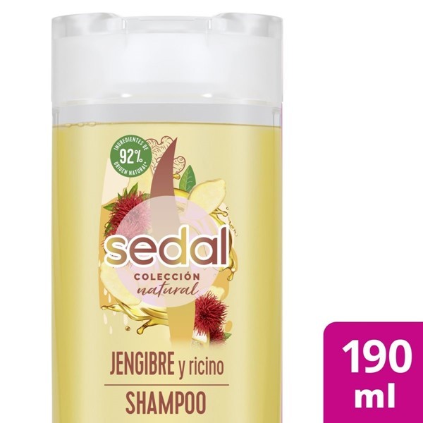 Sedal Shampoo Jengibre Y Ricino 190 ml #1