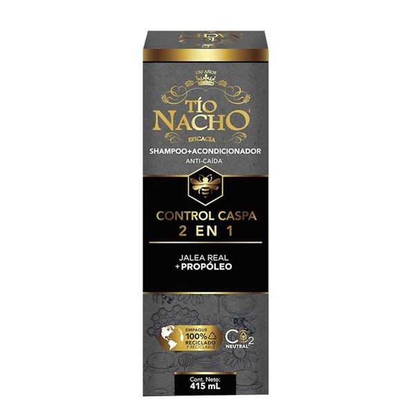 Shampoo + Acondicionador 2 en 1 Tio Nacho Control Caspa  x 415 ml alt