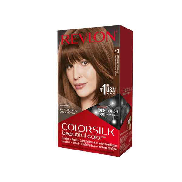 Revlon Kit de Coloración Colorsilk 3D Castaño Medio @ #725545 #1