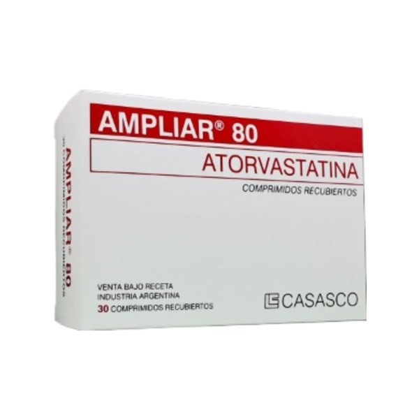 Casasco Ampliar Atorvastatín 80 Mg x 30 Comp