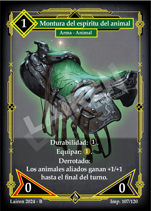 107 Montura Del Espiritu Del Animal - Coste 1 #1