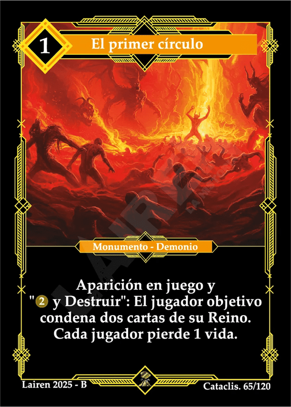 065 El Primer Circulo - Coste 1
