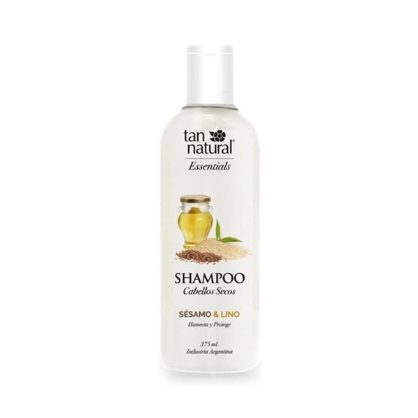Tan Natural Shampoo Para Cabellos Secos Con Sésamo & Lino 375 ml #1