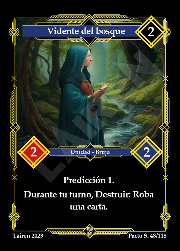 048 Vidente Del Bosque 1ra Edicion - Coste 2 #1