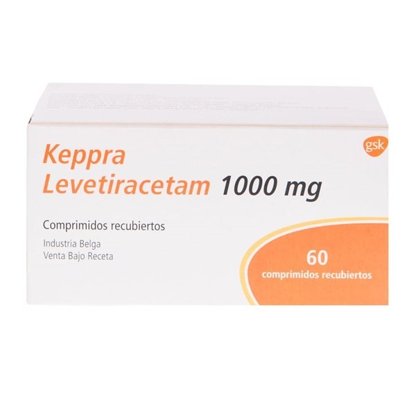 Glaxo Smithkline Keppra 1000 Mg Levetiracetam x 60 Comp #1