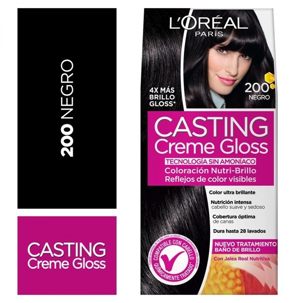 TINTA CASTING CREME GLOSS 200 NEGRO #1